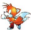 Tails senses something behind him